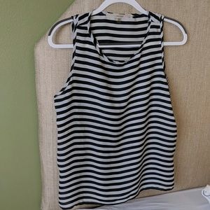 Sheer striped tank